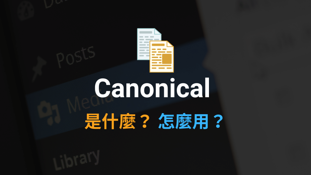 Canonical 標記是什麼？