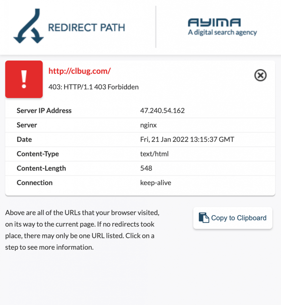 Redirect Path 回應錯誤的 Http Status code 狀態碼